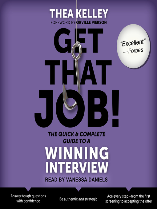 Book jacket for Get that job! : the quick and complete guide to a winning interview